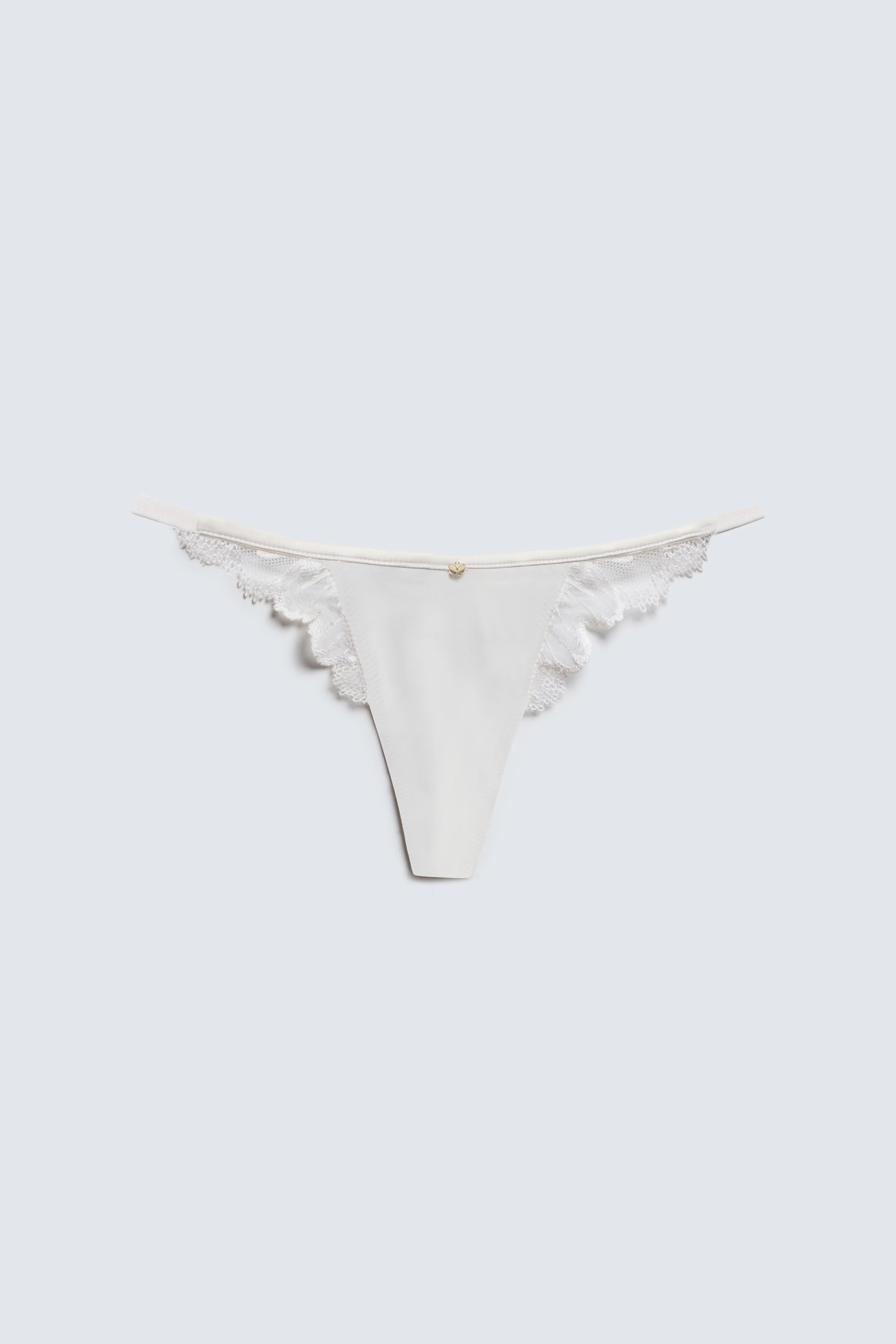 The Out of Line Low Rise Satin Thong - Image 8